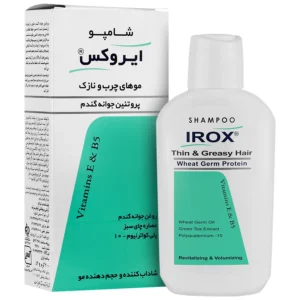 شامپو موی چرب و نازک پروتئین جوانه گندم ایروکس